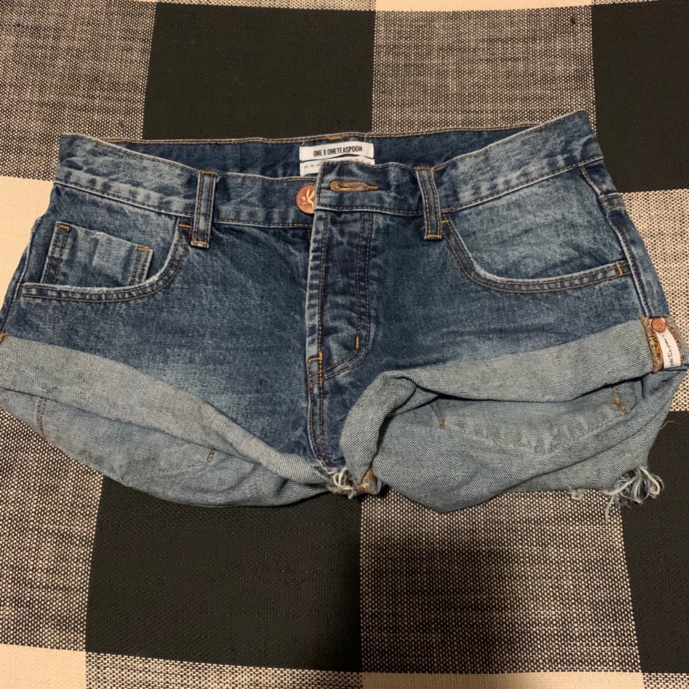One Teaspoon bandit denim shorts